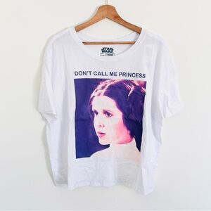 NWT Mad Engine Star Wars Princess Leia Short-Sleeve Graphic Tee
